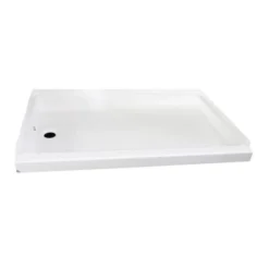 Specialty Recreation 24" X 40" Parchment Left Hand Center Drain Shower Pan