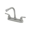 Empire Brass Company Chrome Teapot Handle High Rise Kitchen Faucet