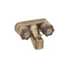 Empire Brass Company Antique Brass Tub/Shower Diverter With Smoke Knobs