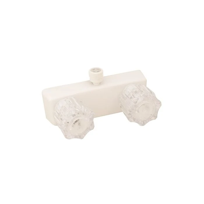 Empire Brass Company White Shower Valve With Clear Knobs 1 Empire Brass Company White Shower Valve With Clear Knobs