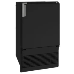 U-Line 14" Crescent 23-Pound Ice Maker In Black